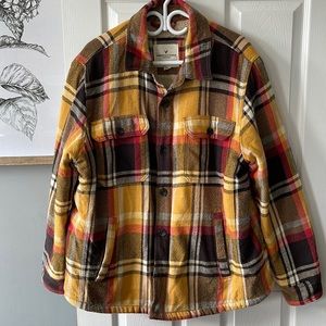 Mens American Eagle Plaid with Sherpa Lining
